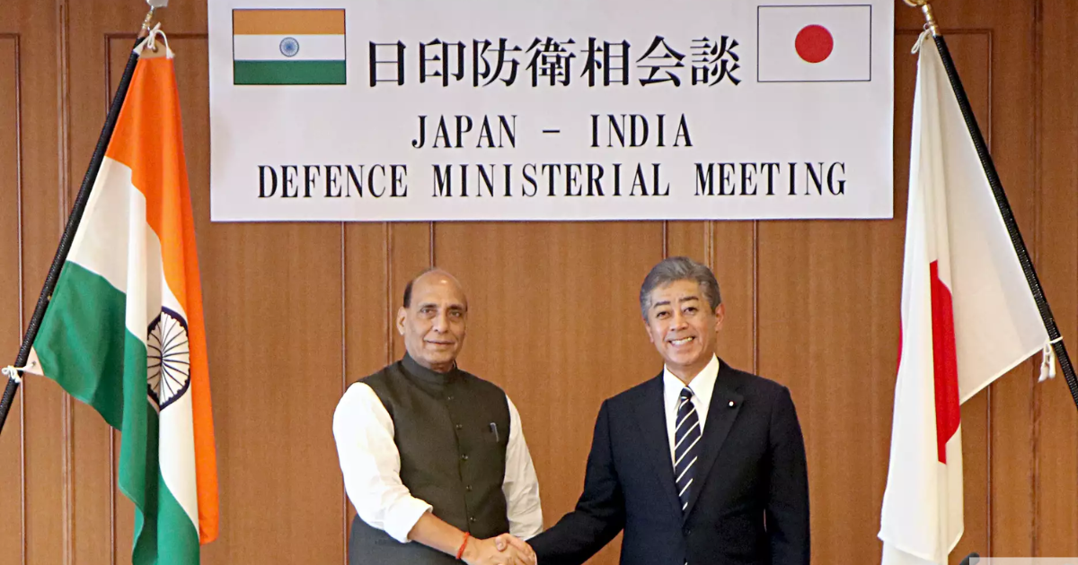Rajnath Singh reaches Tokyo for India-Japan 2+2 Ministerial Dialogue